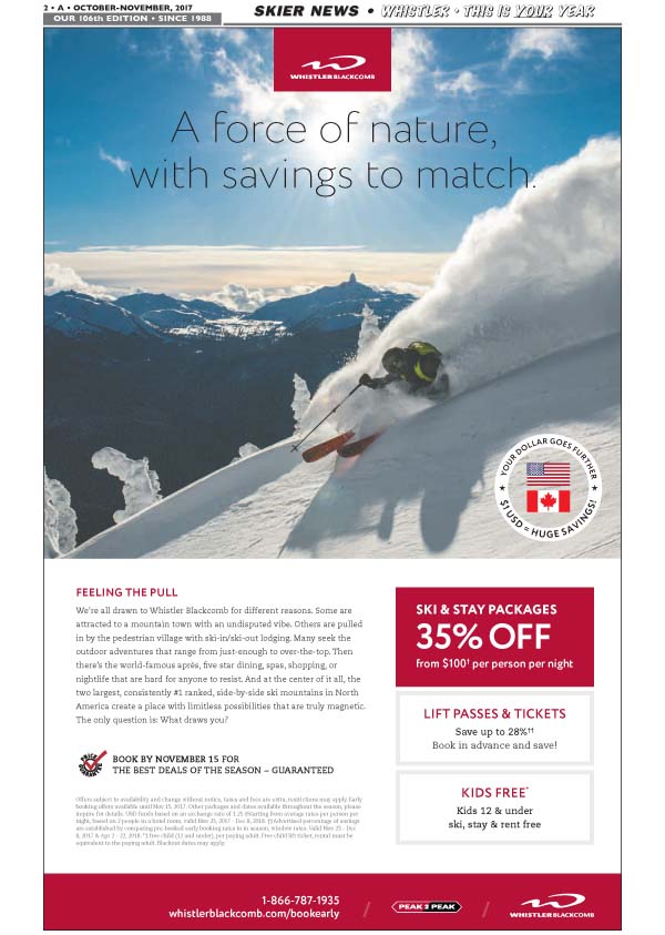 Whistler, great deals